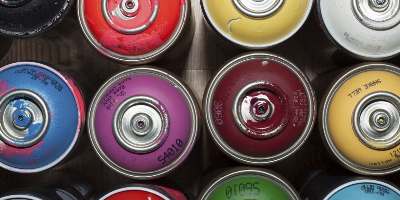 Spray paint, it’s important to consider the surface